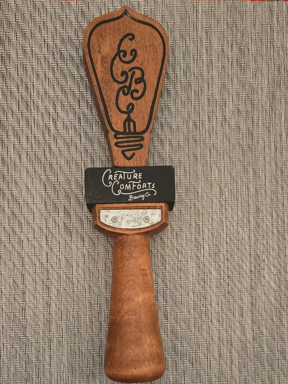 Creature Comforts Wooden Tap Handle - Brown